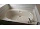 Soaking bathtub with chrome fixtures at 3231 Comitan Ln, Las Vegas, NV 89122