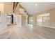 Bright, open living room boasting wood floors and architectural design features at 42 Sawgrass Ct, Las Vegas, NV 89113