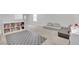 Expansive bonus room provides ample space for play and relaxation, featuring stylish decor at 6945 Trevelez St, Las Vegas, NV 89149