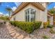 Charming home exterior showcasing a well-maintained landscape and architectural details at 7816 Sandy Eagle Ct, Las Vegas, NV 89129