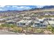 Beautiful community with modern homes, desert landscaping, and mountain views at 818 Calluna St, Las Vegas, NV 89138