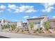 Contemporary home, desert landscaping, and mountain views at 818 Calluna St, Las Vegas, NV 89138