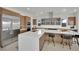 Spacious modern kitchen with stainless steel appliances and a large island at 818 Calluna St, Las Vegas, NV 89138