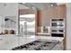 Modern kitchen design with stainless steel appliances and sleek cabinetry at 818 Calluna St, Las Vegas, NV 89138