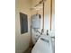 Utility room with solar control panel, water softener, and other equipment at 1211 Bourbon St, Pahrump, NV 89048