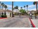 Secured gated entrance to Red Bluffs community, ensuring privacy and security at 1401 Red Crest Ln # 201, Las Vegas, NV 89144