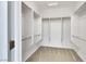 Walk-in closet with carpeted floor and multiple levels of hanging storage at 2580 Flare Star Dr, Henderson, NV 89044
