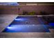 Modern pool with built in Vegas Golden Nights emblem at 3012 Joy Meadow Ave, Henderson, NV 89074
