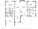 Detailed floor plan showcasing the layout of this spacious home, including the primary bedroom and living areas at 3220 Pawnee Dr, Las Vegas, NV 89169