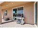 Outdoor patio with a built-in grill, perfect for outdoor cooking and entertaining guests in a private backyard at 3903 Henny Ave, Las Vegas, NV 89141