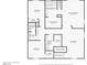 Second floor plan showing the main bedroom, other bedrooms, bathrooms, and laundry room at 3903 Henny Ave, Las Vegas, NV 89141
