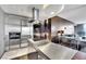 Modern kitchen showcasing stainless steel appliances, integrated lighting, and an open-concept design at 4381 W Flamingo Rd # 1901, Las Vegas, NV 89103
