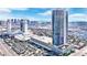 A stunning aerial view of the community, showcasing the modern architecture and bustling city skyline at 4381 W Flamingo Rd # 1903, Las Vegas, NV 89103