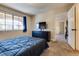Bright bedroom with a large window and contemporary design at 5138 S Jones Blvd # 207, Las Vegas, NV 89118