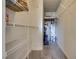 Walk-in closet with wire shelving providing ample storage space at 5166 S Jones Blvd # 202, Las Vegas, NV 89118
