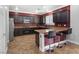 Kitchen featuring stainless appliances and a breakfast bar at 6136 Stanton Summit Dr, North Las Vegas, NV 89081
