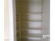 Linen closet with shelving at 8379 Drop Camp St, Las Vegas, NV 89123