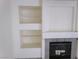 Living room fireplace with custom built-ins at 8379 Drop Camp St, Las Vegas, NV 89123