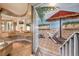 Bathroom with a mural of a beach and chairs with ocean views at 8953 Belconte Ln, Henderson, NV 89074