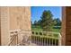 Balcony view overlooking a lush green golf course, offering serene outdoor space at 914 Tam O Shanter, Las Vegas, NV 89109