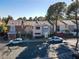 Exterior view of townhomes with well-maintained landscaping and convenient parking at 914 Tam O Shanter, Las Vegas, NV 89109