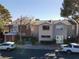 Charming townhome featuring a well-maintained exterior, tiled roof, and manicured landscaping at 914 Tam O Shanter, Las Vegas, NV 89109
