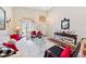 Bright and airy living room featuring high ceilings and abundant natural light at 10 Staghorn St, Henderson, NV 89012