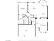 Detailed floor plan showcasing the layout of the main level of the home at 10500 Pacific Palisades Ave, Las Vegas, NV 89144