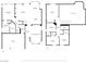 Detailed floor plan showcasing the layout of this two-story home, including bedrooms, living spaces, and garage at 10500 Pacific Palisades Ave, Las Vegas, NV 89144