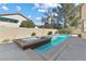 Inviting swimming pool and spa area in a private backyard at 10500 Pacific Palisades Ave, Las Vegas, NV 89144