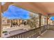Balcony view showcasing a residential neighborhood with well-maintained homes at 11178 Corsica Mist Ave, Las Vegas, NV 89135