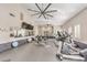 Well-equipped gym featuring modern exercise machines and ample space for a comprehensive workout routine at 11178 Corsica Mist Ave, Las Vegas, NV 89135
