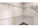 Walk-in closet with installed shelving for optimal storage and organization at 11178 Corsica Mist Ave, Las Vegas, NV 89135