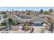 Charming home featuring desert landscaping, solar panels, and arched entryways at 1912 Parkchester Dr, Las Vegas, NV 89108