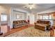 Cozy living room featuring hardwood floors, comfortable seating, and an open layout at 2516 Evansville Ave, Henderson, NV 89052