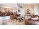 Spacious living area showcasing open floor plan and elegant decor at 4372 Melrose Abbey Pl, Las Vegas, NV 89141
