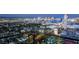Expansive city view showcasing Las Vegas strip from glass-enclosed balcony at 4381 W Flamingo Rd # 3002, Las Vegas, NV 89103