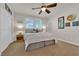 Bedroom with large windows and closet space at 508 Via Palermo Dr, Henderson, NV 89011
