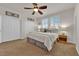 Bedroom with large windows and closet space at 508 Via Palermo Dr, Henderson, NV 89011