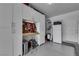 The spacious garage offers a workbench and ample storage, including a refrigerator at 508 Via Palermo Dr, Henderson, NV 89011