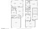 Detailed floor plan showcasing the layout of the home's two floors at 6345 Strongbow Dr, Las Vegas, NV 89156