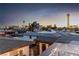 Rooftop cityscape view showcasing the Stratosphere Tower and city skyline at 813 Bonita Ave, Las Vegas, NV 89104