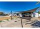 Stylish home with modern shade and a unique xeriscaped front yard at 813 Bonita Ave, Las Vegas, NV 89104