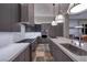 A modern kitchen featuring an island, stainless steel appliances, and sleek cabinetry at , Henderson, NV 89011