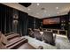 Home theater featuring plush seating, state-of-the-art sound, and a large projection screen at , Henderson, NV 89011
