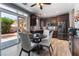 Bright kitchen and dining area with a sliding glass door that lets in a lot of natural light at 1030 Wild Fern Ct, Las Vegas, NV 89183