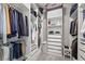 Organized walk-in closet with ample shelving and hanging space at 12125 Edgehurst Ct, Las Vegas, NV 89138