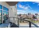 Relaxing balcony with seating area and stunning city views at 150 Las Vegas Blvd # 1014, Las Vegas, NV 89101