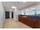 Functional kitchenette includes cherry wood cabinets, a sink, microwave and offers convenient amenities at 150 Las Vegas Blvd # 1014, Las Vegas, NV 89101