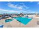 Rooftop pool and lounge area offers a relaxing escape with stunning views of the Las Vegas skyline at 150 Las Vegas Blvd # 1014, Las Vegas, NV 89101